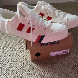 Royal Plus Canvas Keds white/red size 11 Mens